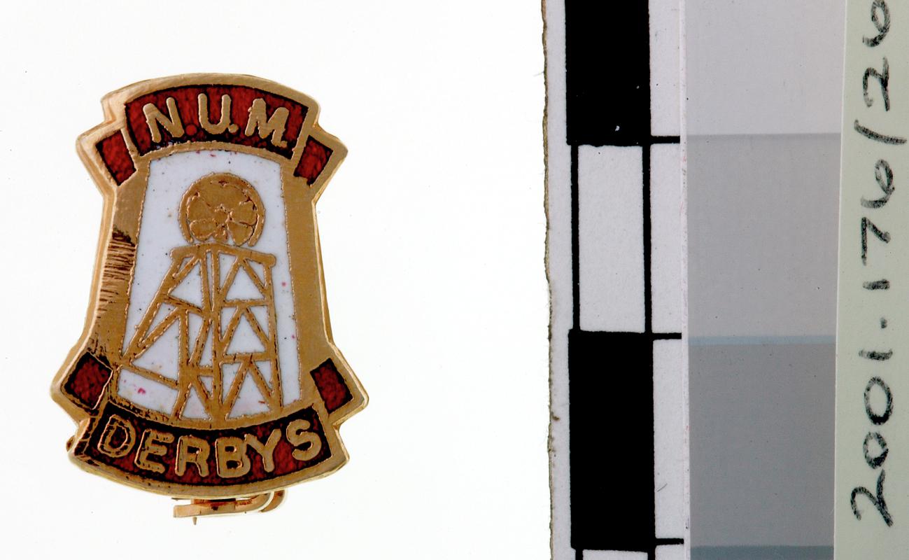 N.U.M. Derbys, badge