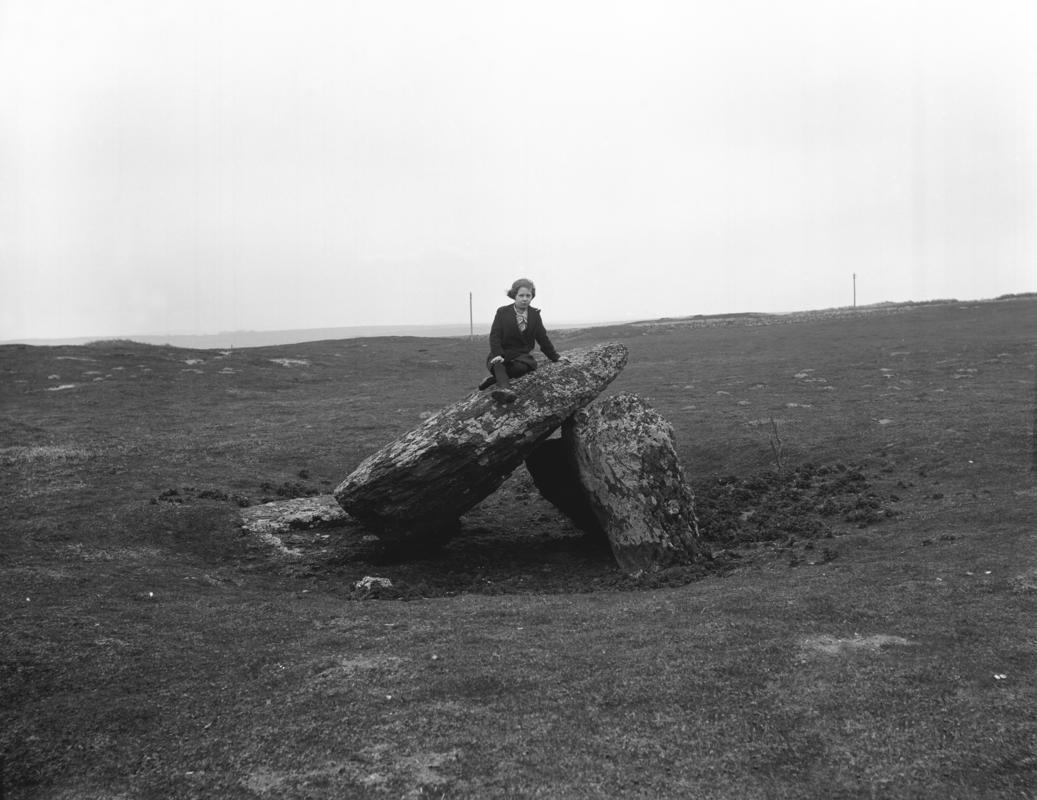 Glass plate negative; Newton Burrows