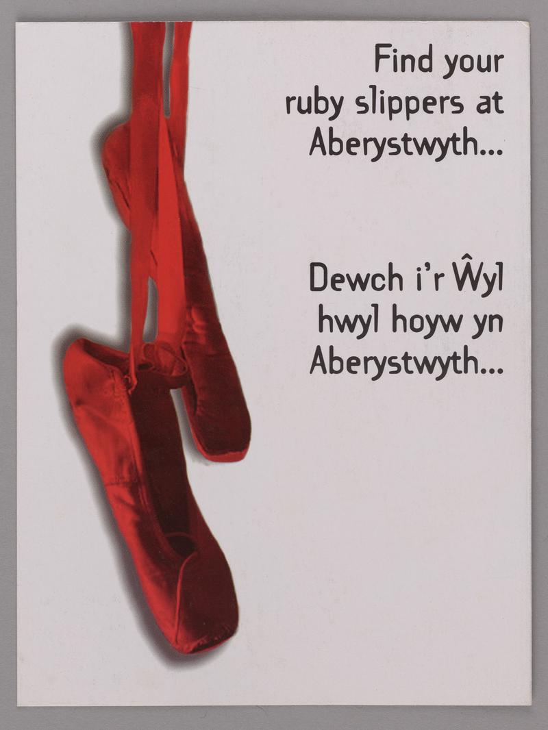 Postcard Find your Ruby slippers
