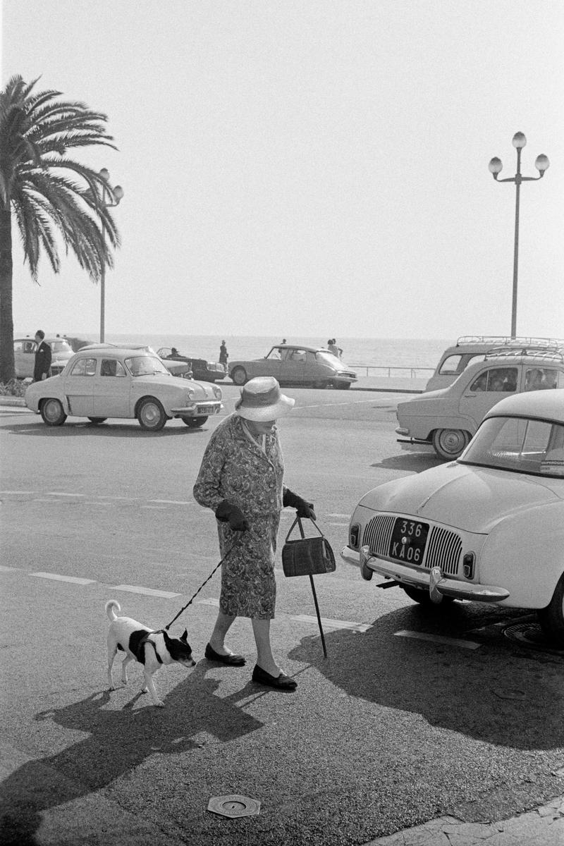 FRANCE. Nice. The prominade. 1964.