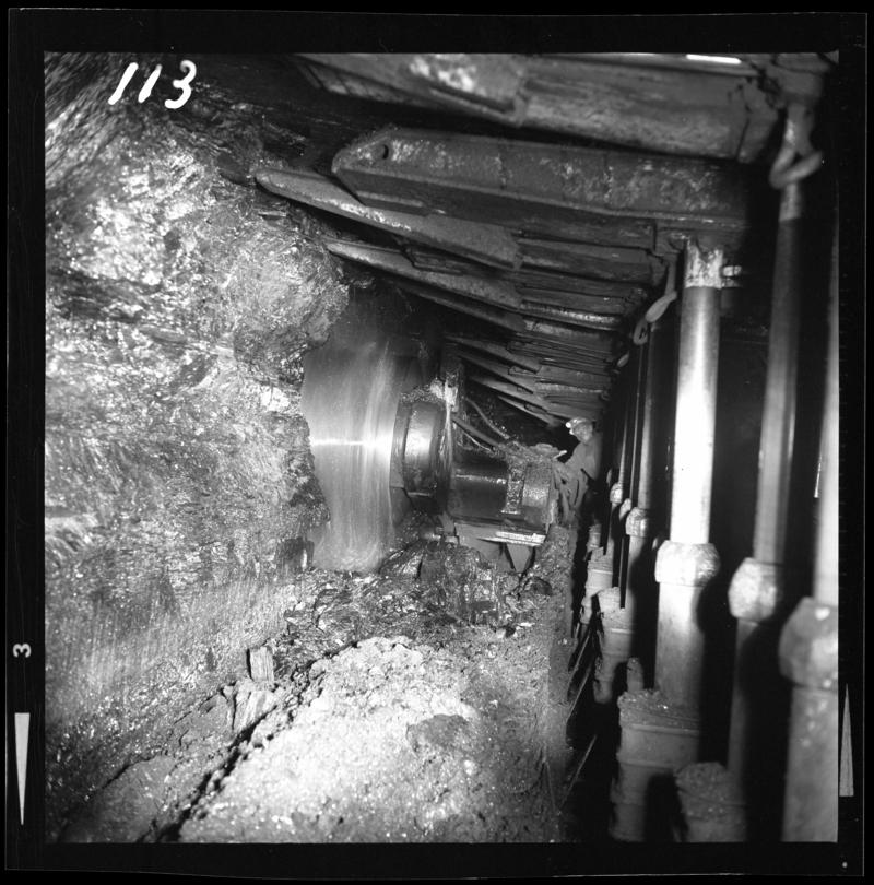 Brynlliw Colliery, film negative