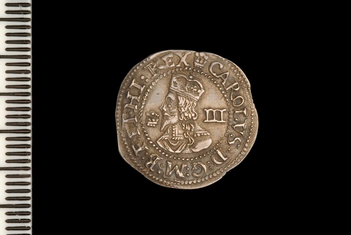 Charles I, Threepence, 1646