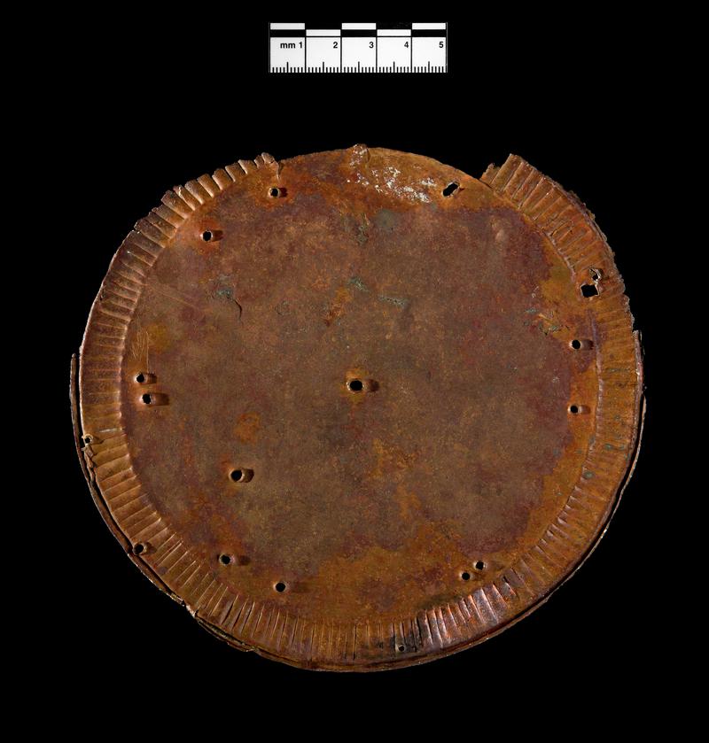 Late Iron Age / Roman copper alloy ornamental disc