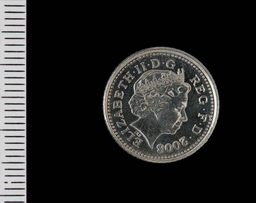UK 5p coin 2008