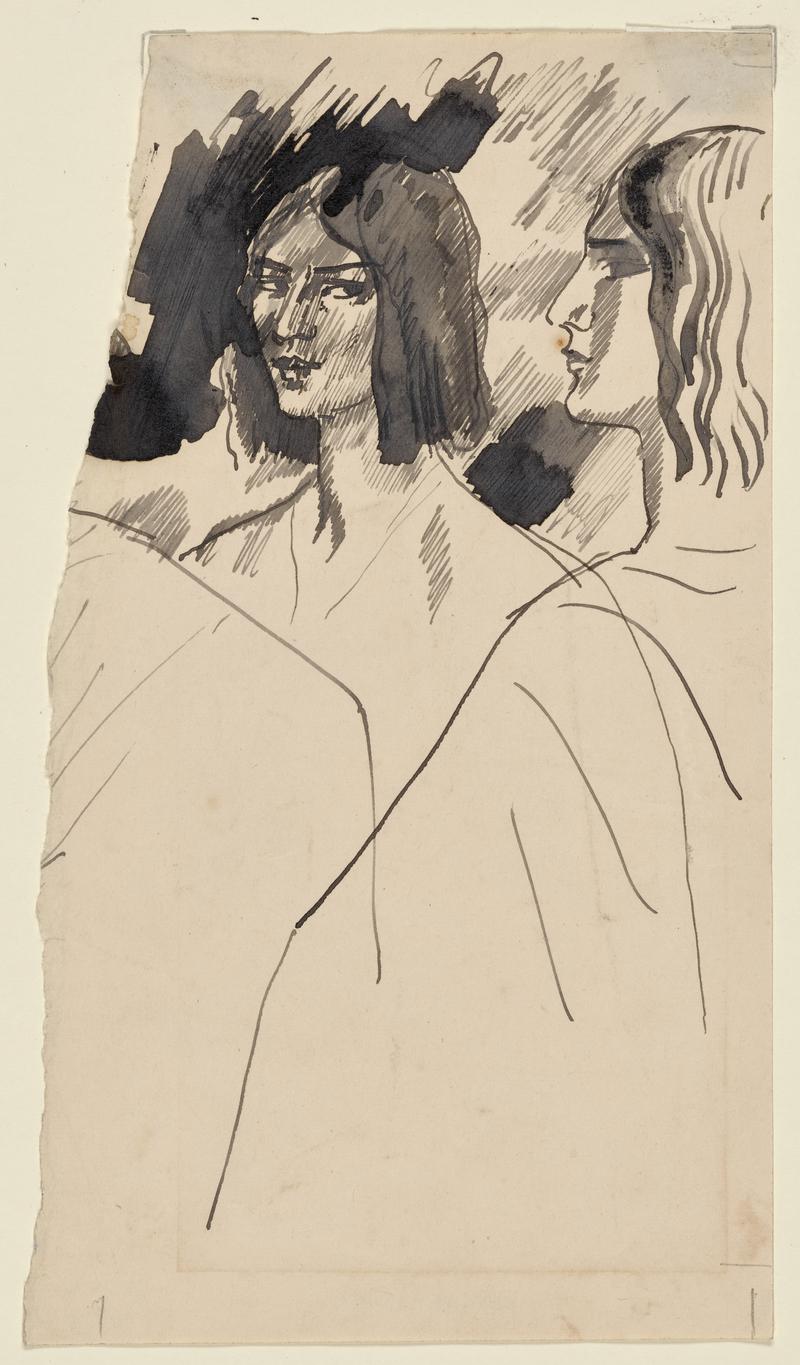 Heads and Shoulders of Two Women