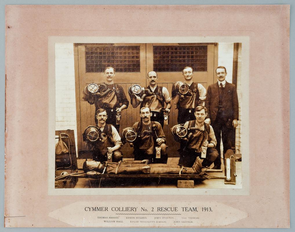 Cymmer Colliery No. 2 Rescue Team, 1913