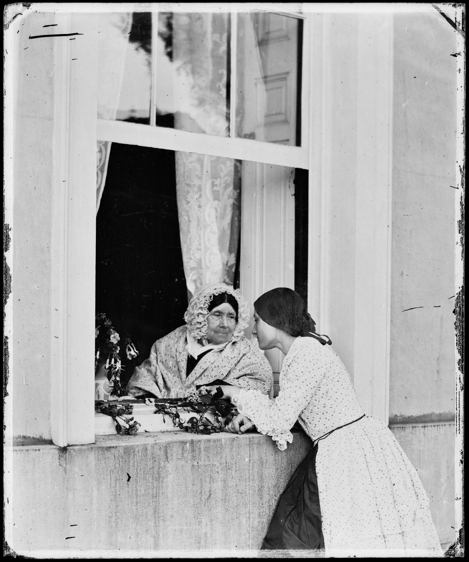Mrs Dillwyn and Thereza Llewelyn, negative