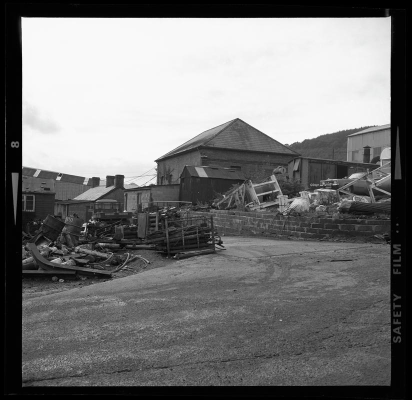 Llwynon Colliery, film negative