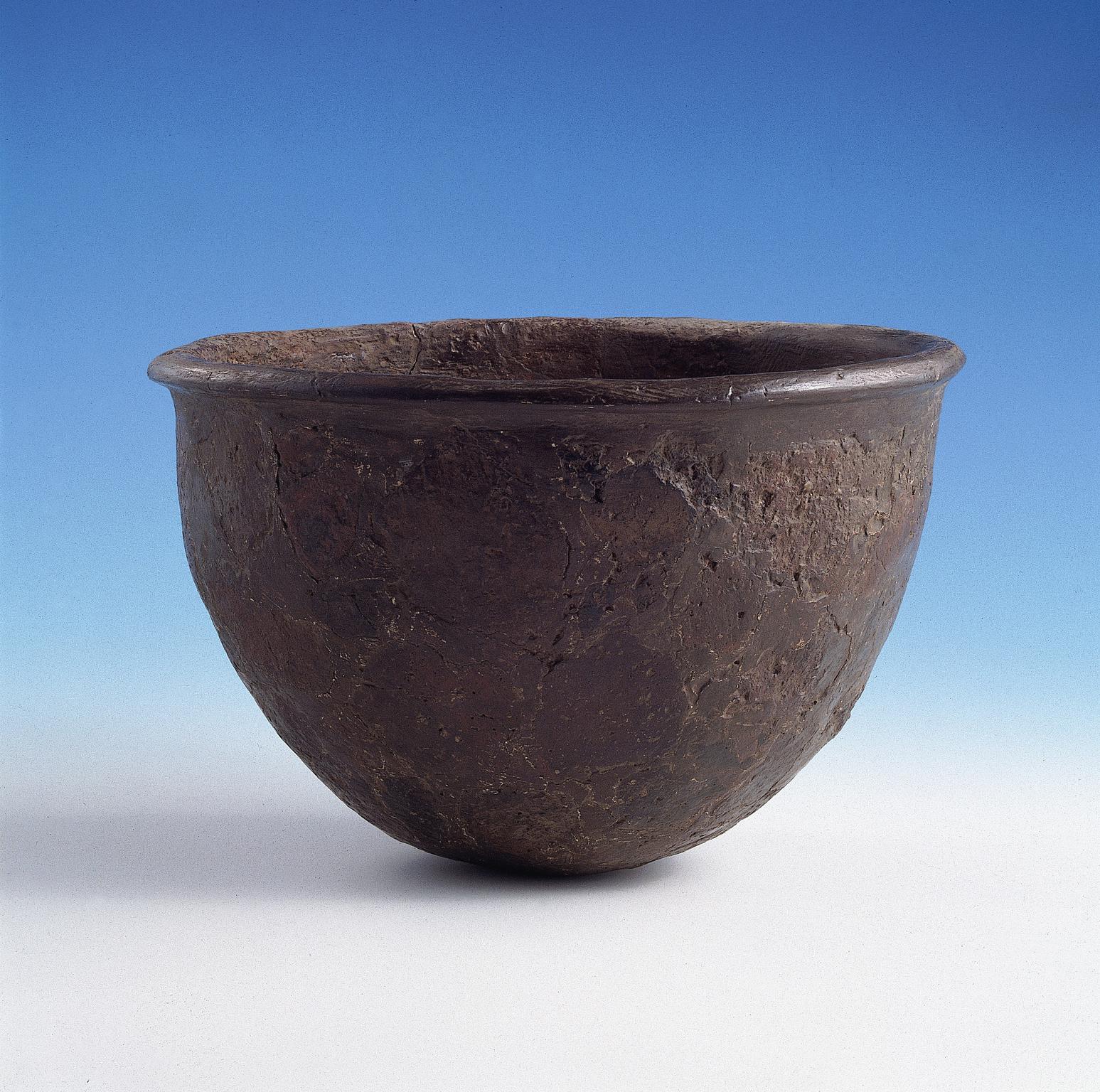 Neolithic pottery bowl