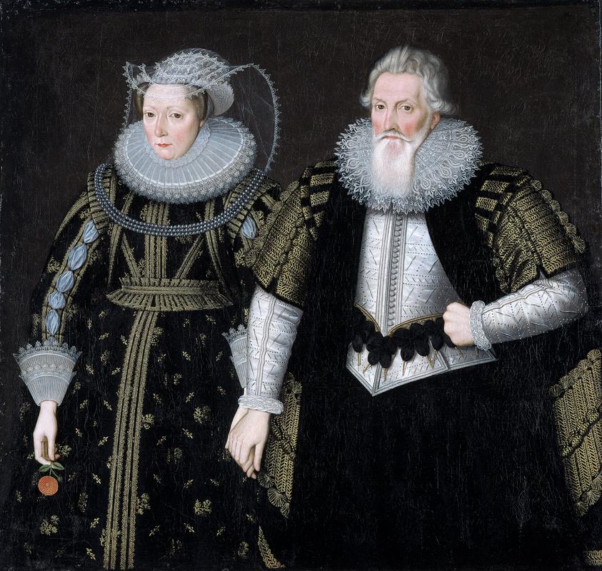 Sir Thomas Mansel (1556-1631) and his wife Jane,