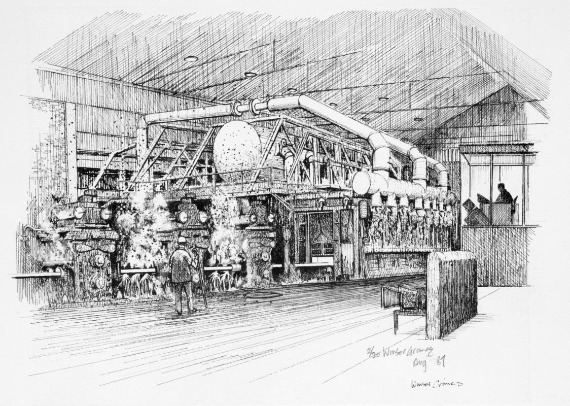 Allied Steel and Wire Castle Works, print