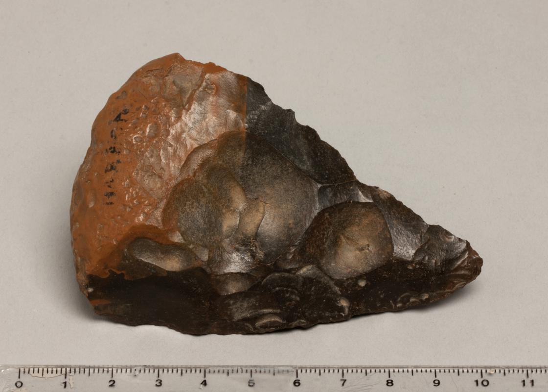 Palaeolithic flint handaxe