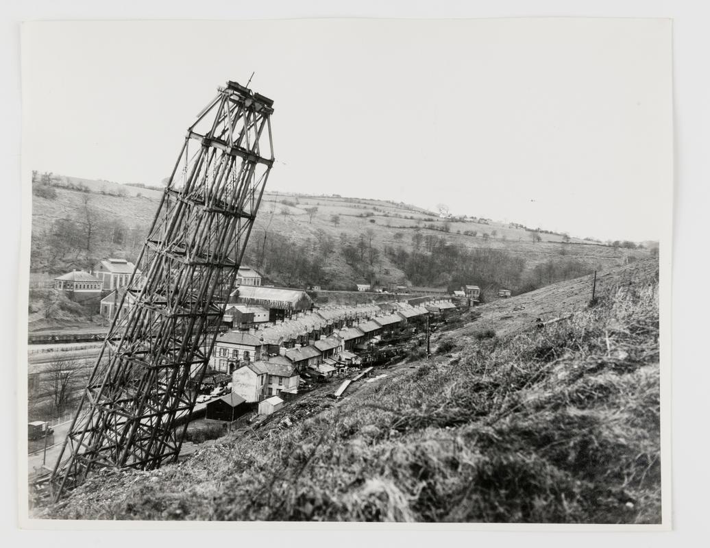 Demolition of Crumlin viaduct, photograph