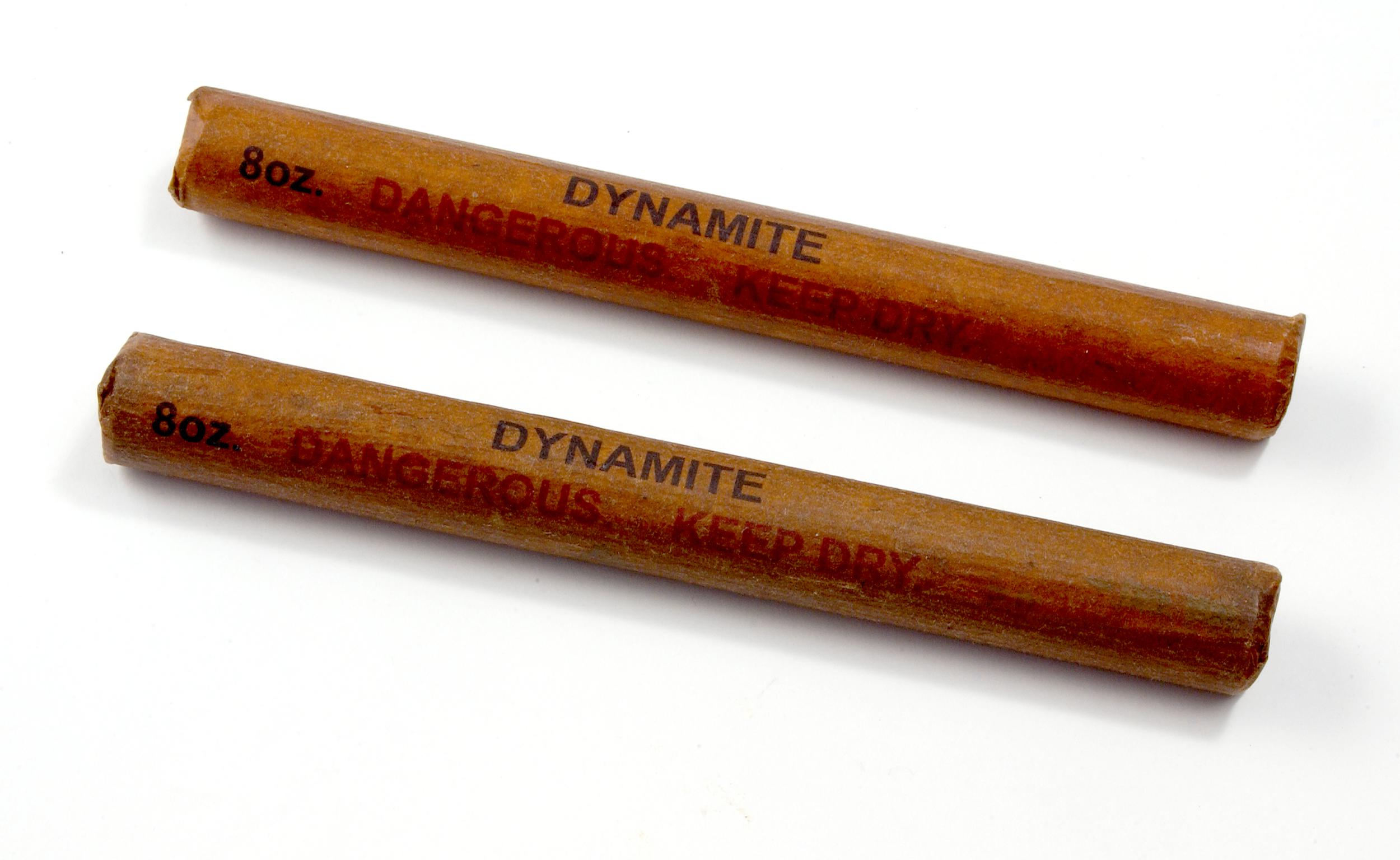Dummy sticks of dynamite
