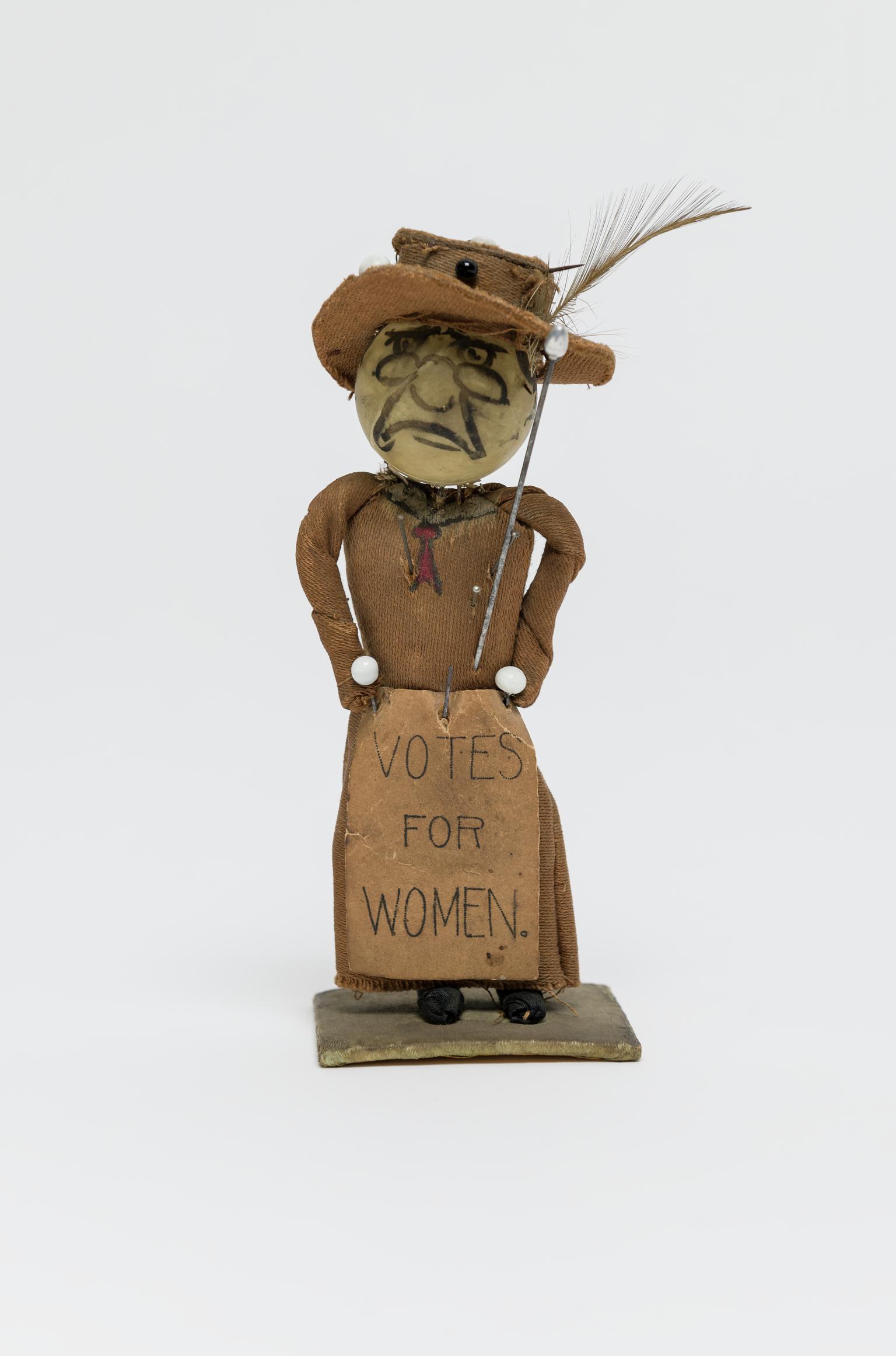 Anti-suffragette doll