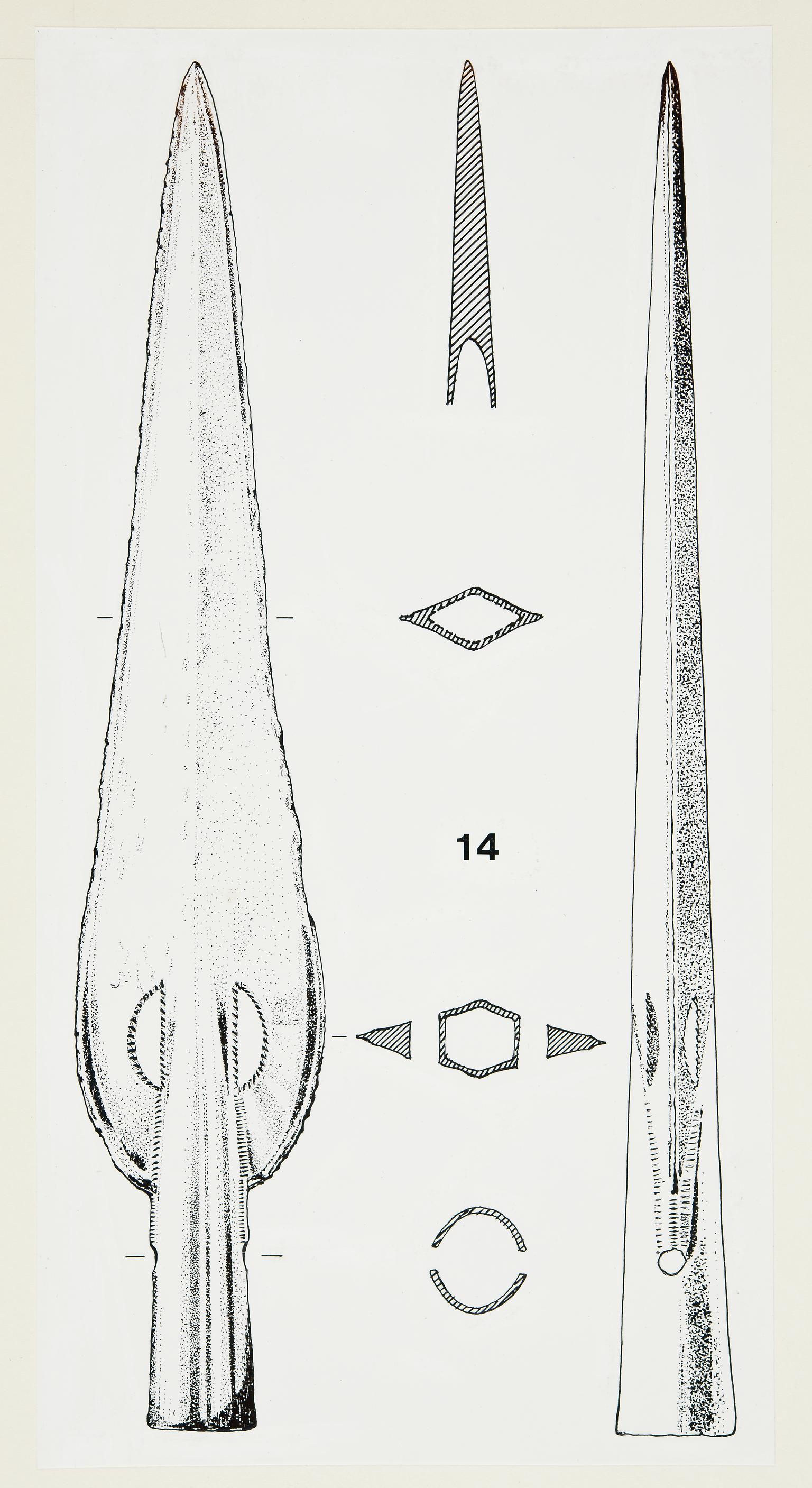 Late Bronze Age socketed spearhead