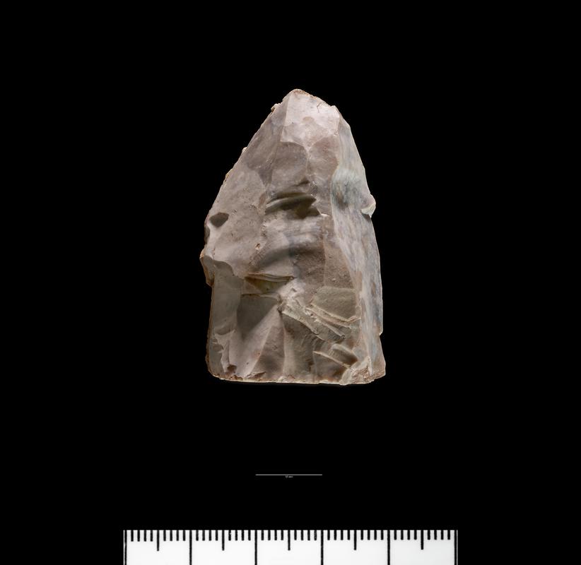 Mesolithic flint blade core