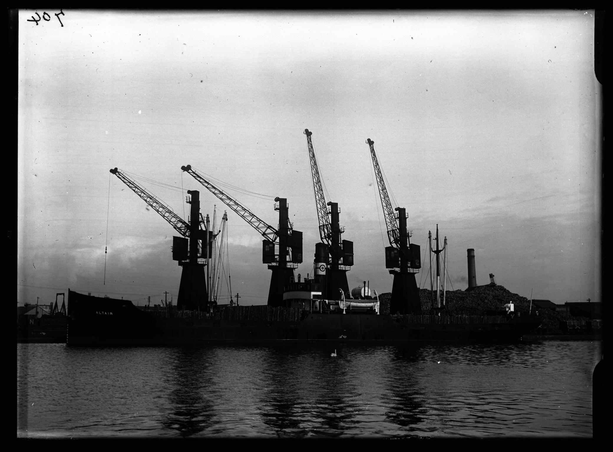 S.S. ALTAIR, glass negative