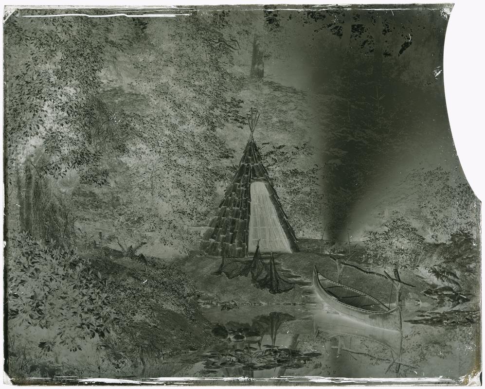 The Wigwam (glass negative)