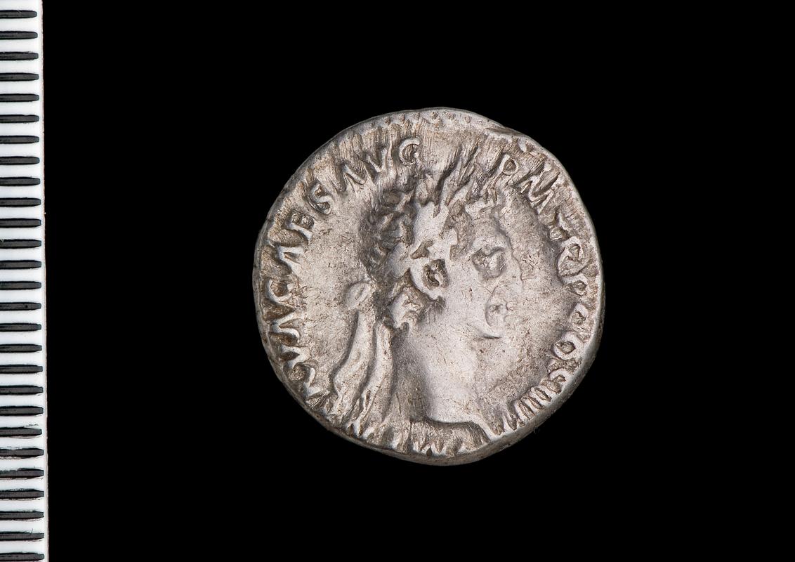 silver denarius (obv.)