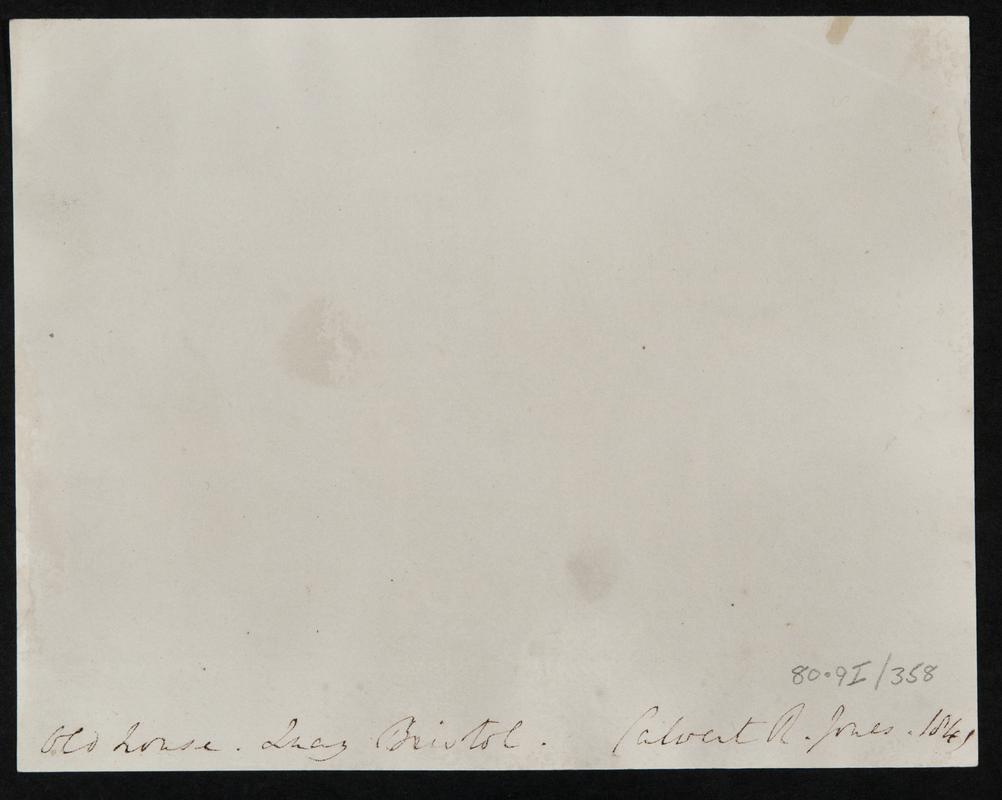 Old House. Quay Bristol. (photograph)