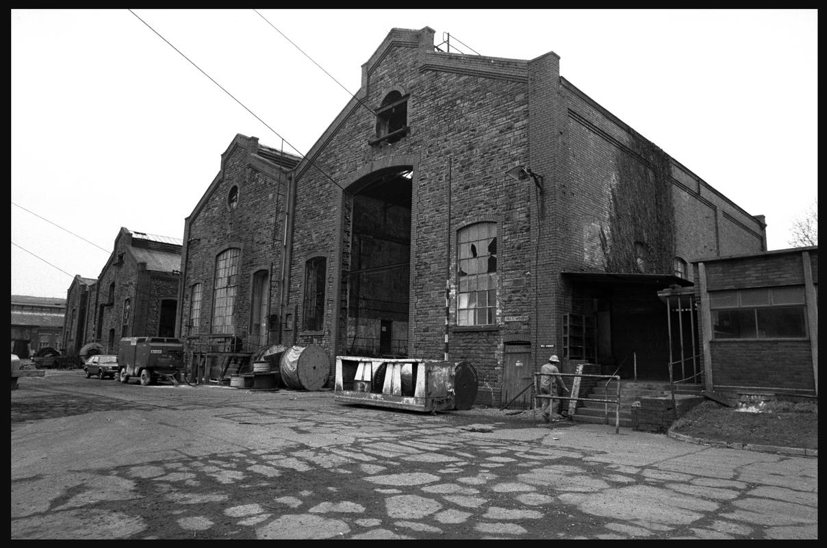 Coedely Colliery, film negative