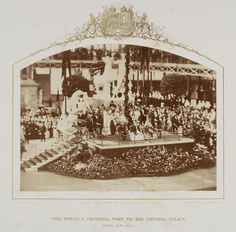 Royal visit to Crystal Palace 1855