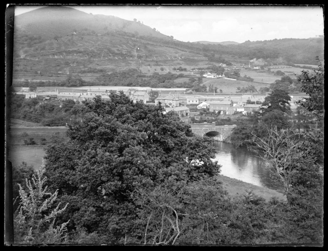 Taff's well, glass negative