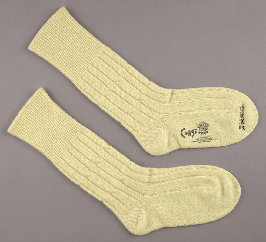 Pair of Corgi Hosiery Ltd socks, 2002