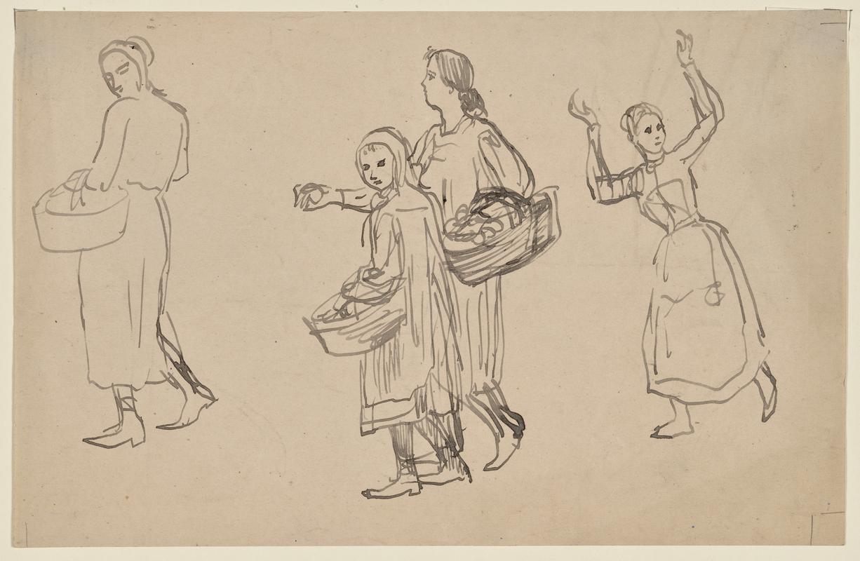Sketches of Peasant Women