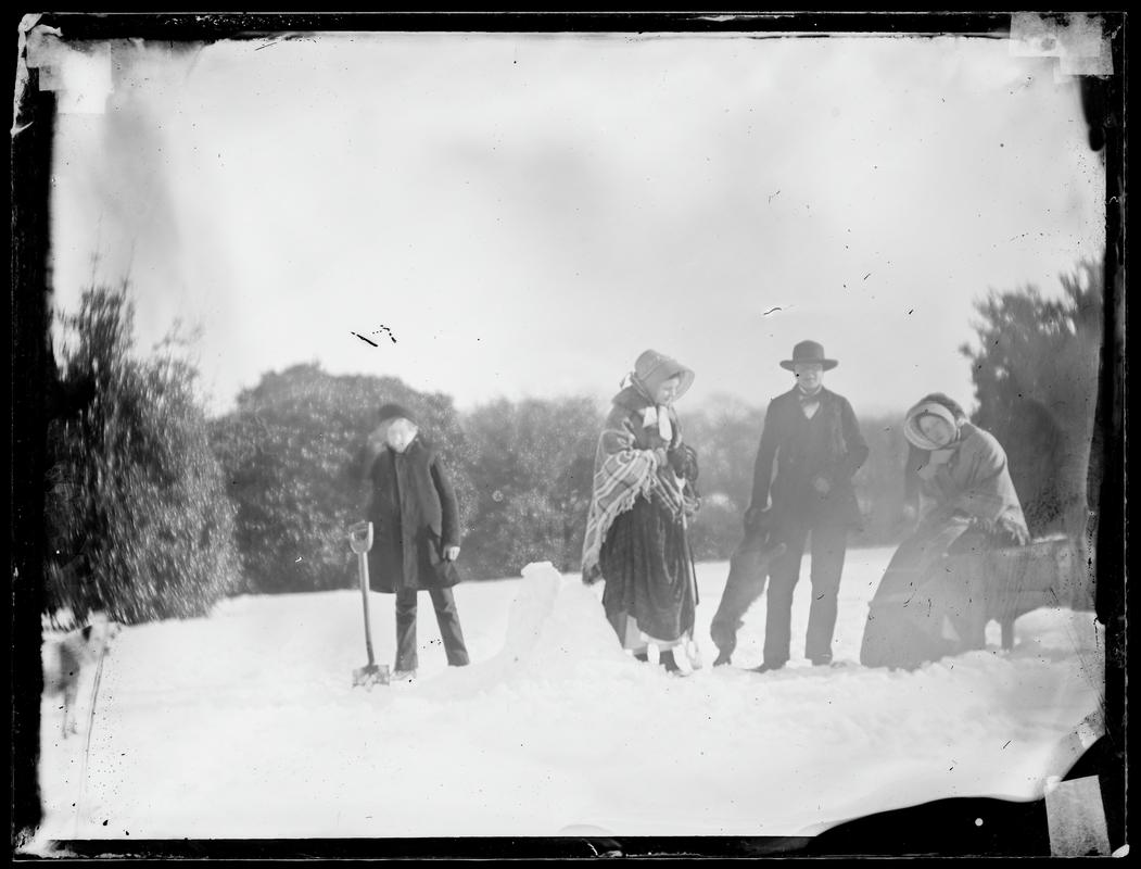 The Snowman No. 1 (negative) 1853-1854