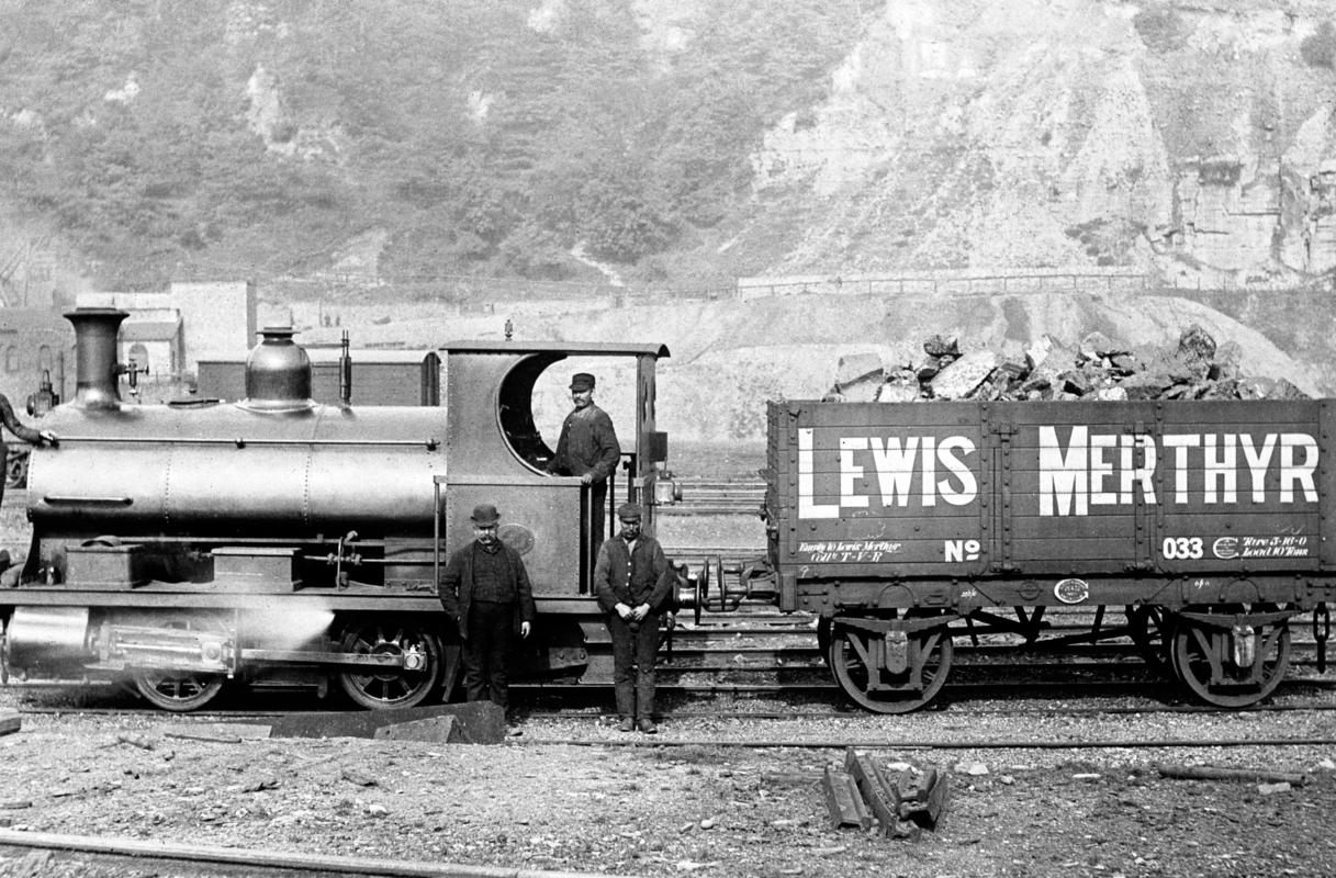 Siding engine at Lewis Merthyr Colliery