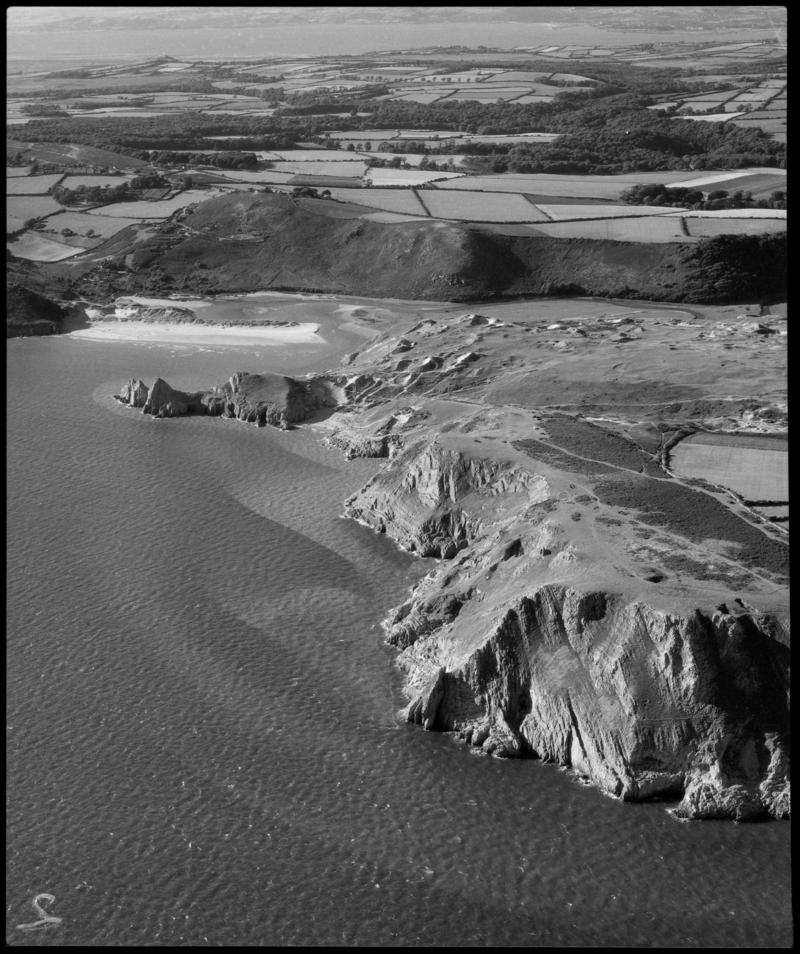 Aerial view of The Gower.