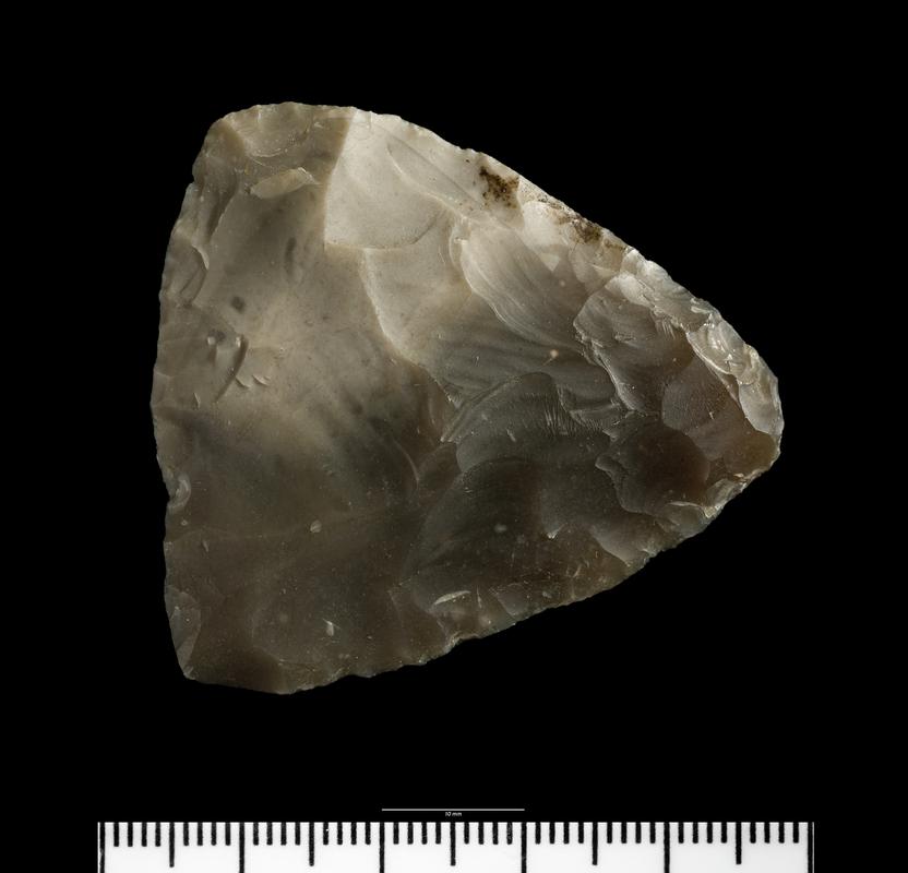 Early Bronze Age flint arrowhead roughout