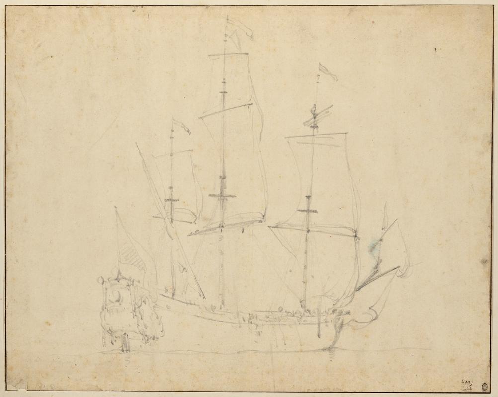 Sketch of a Seventeenth Century Ship
