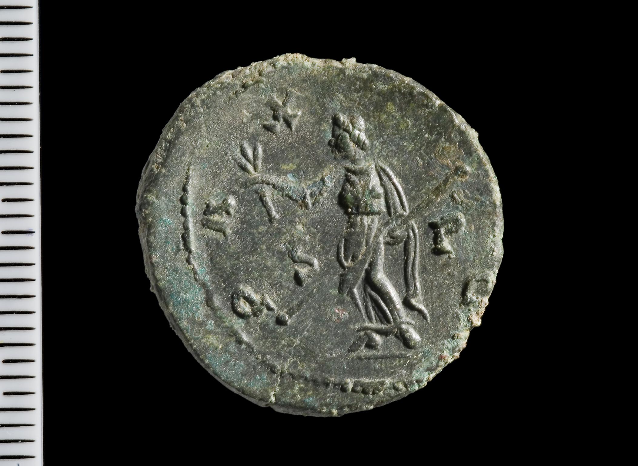 Caerwent forum basilica coins