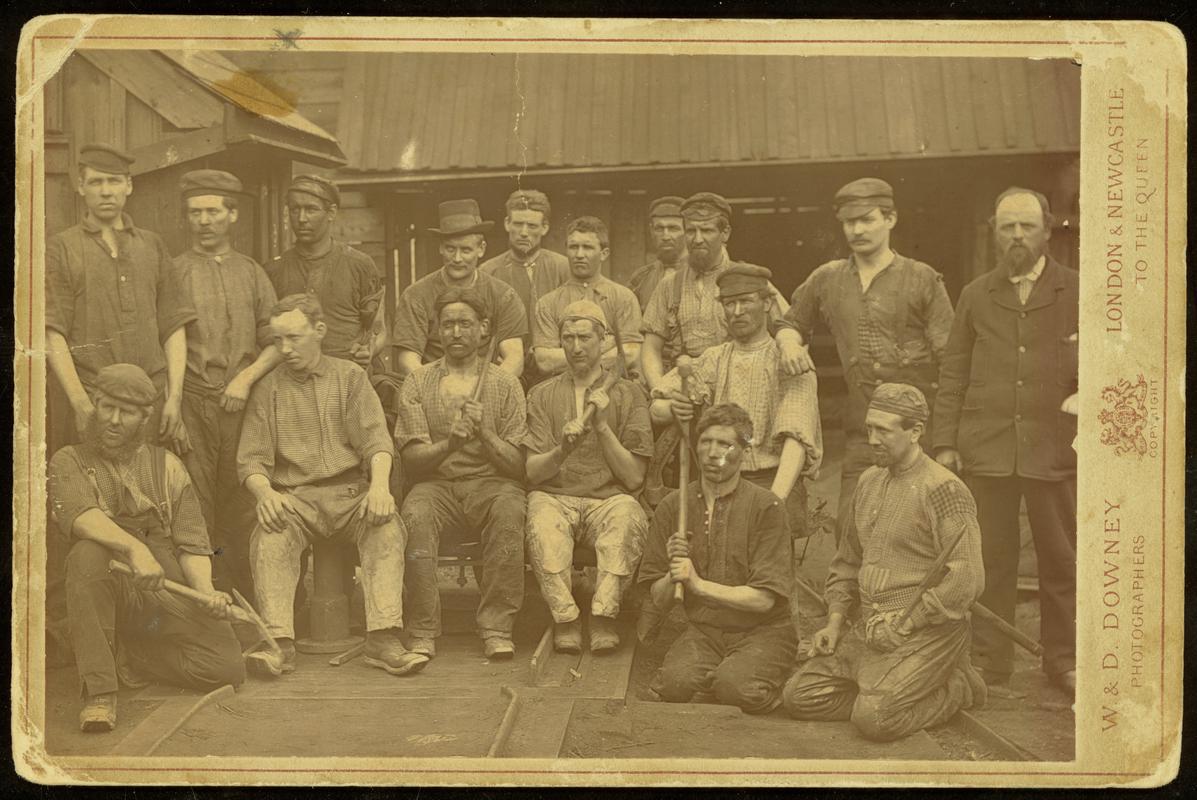 Tynewydd Colliery inundation rescuers, photograph