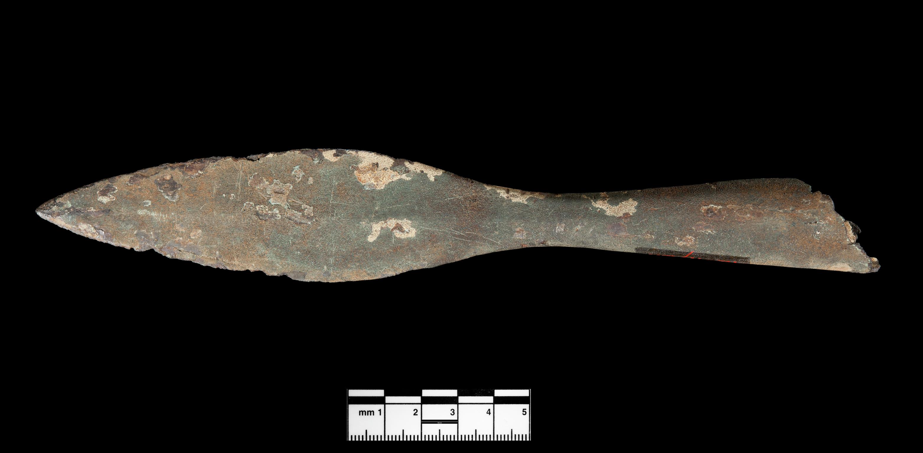 Early Iron Age iron spearhead