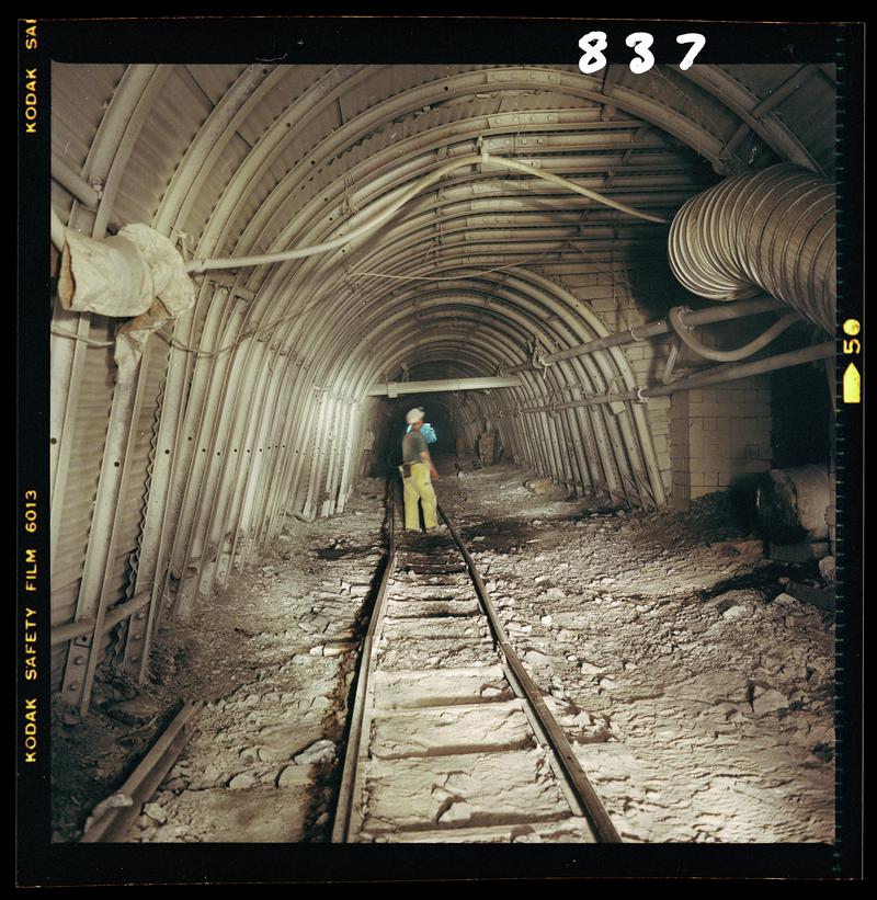 Abercynon Colliery, film negative