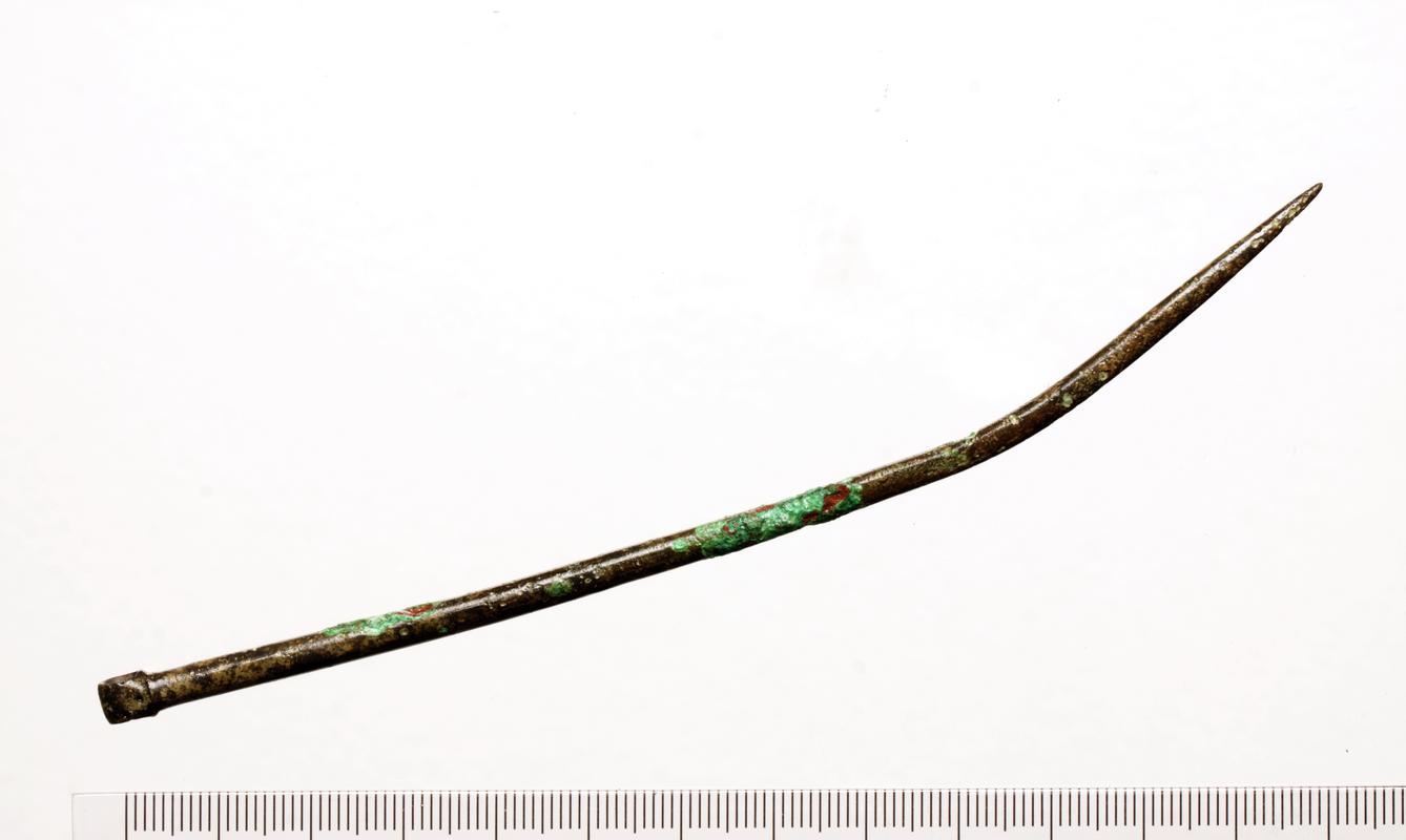 Early Medieval copper alloy ringed pin