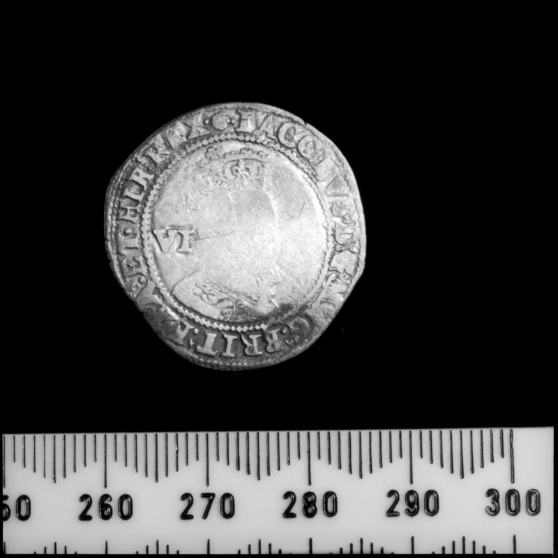 Tregwynt Hoard - James I silver sixpence