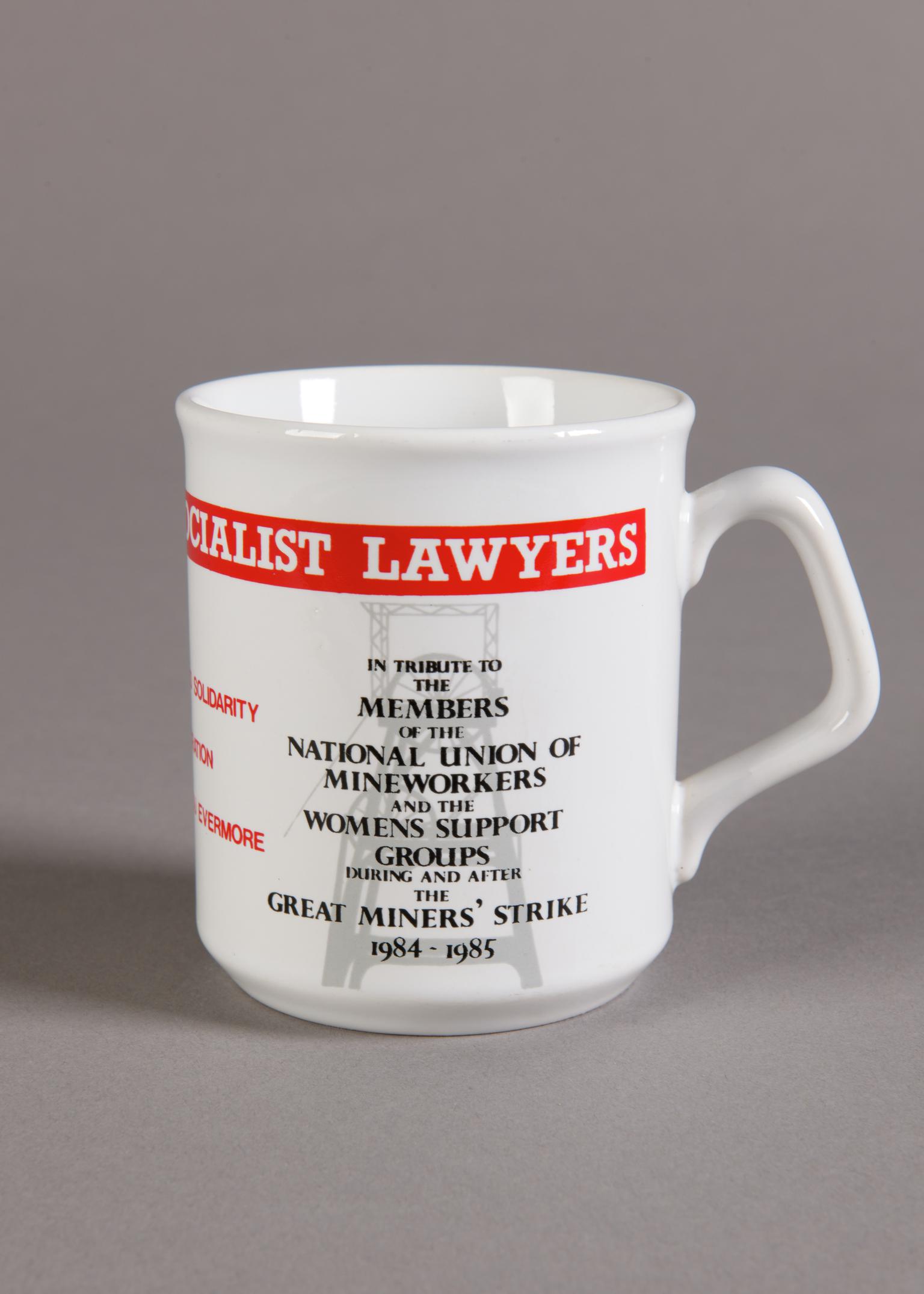 Haldane Society Socialist Lawyers, mug