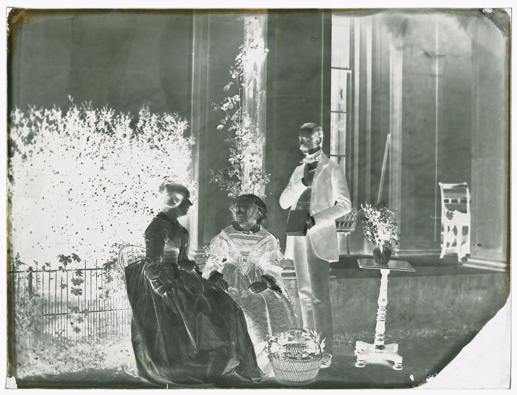 Mr & Mrs C R Smith (glass negative)