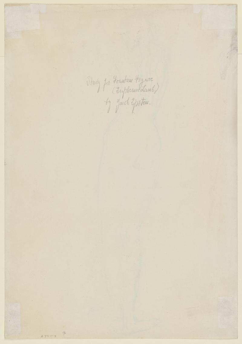 Study for a fountain figure (Euphemia Lamb)