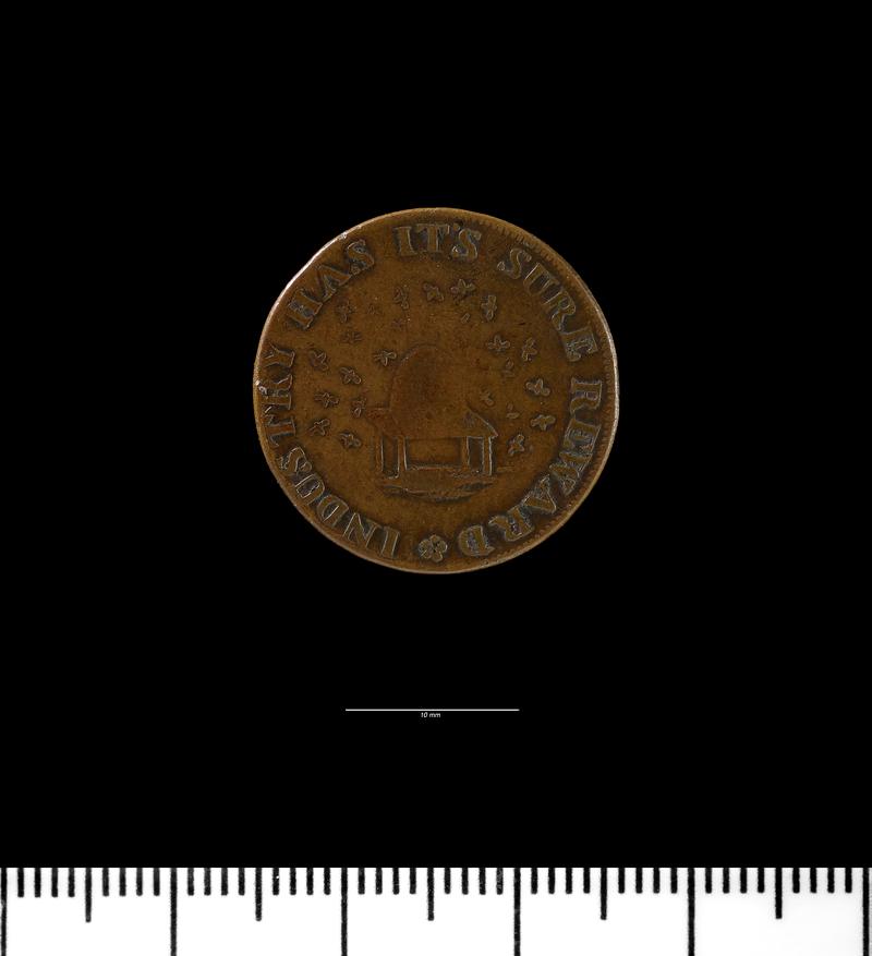 18th century token: South Wales farthing