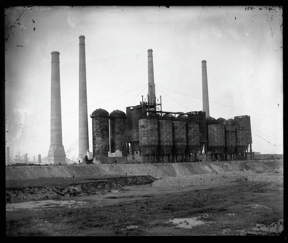 Dowlais-Cardiff (East Moors) steelworks, Cardiff, 1889