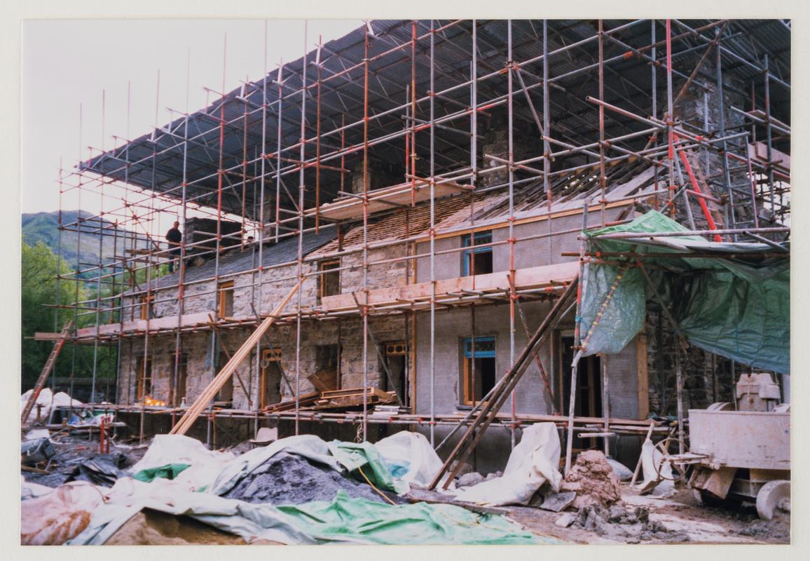 Rebuilding Fron Haul at Welsh Slate Museum, photograph