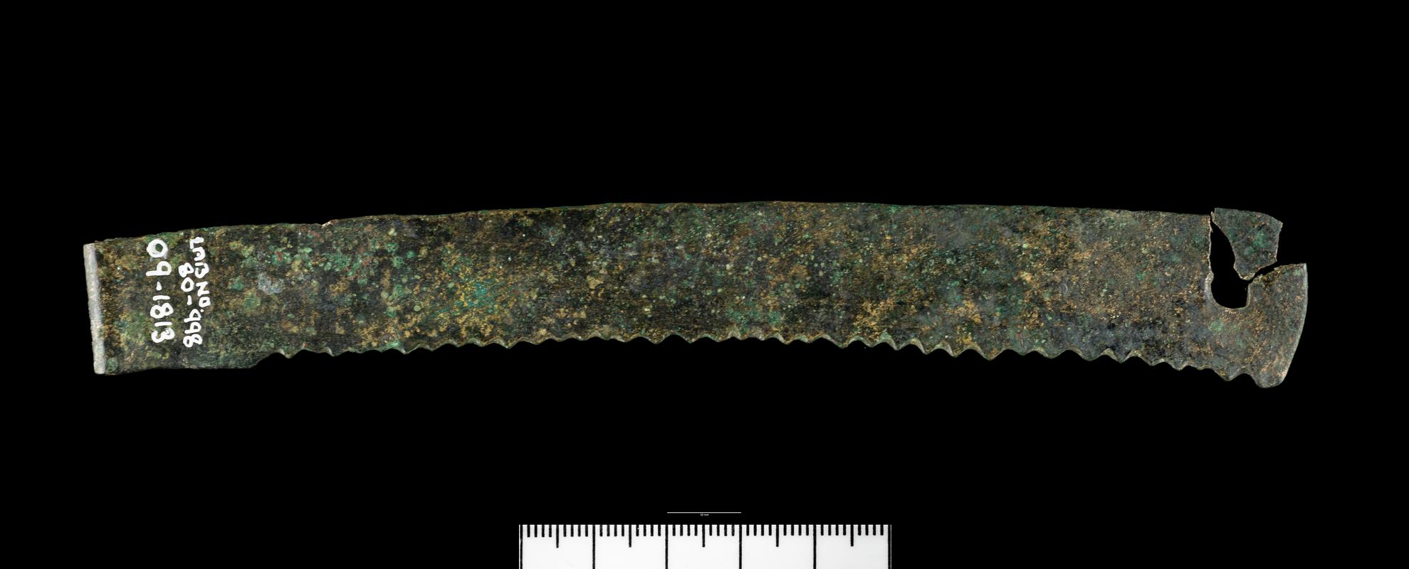 Bronze Age bronze saw