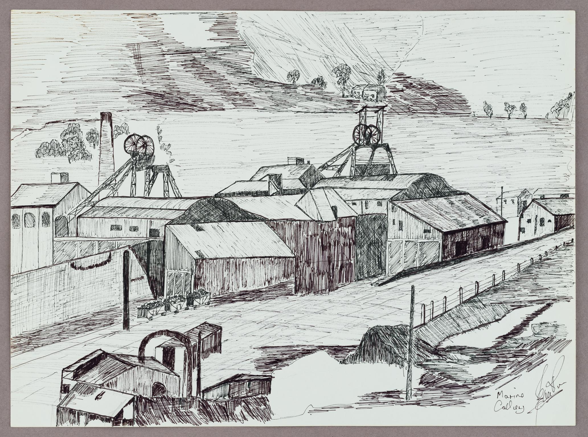 Marine Colliery (drawing)