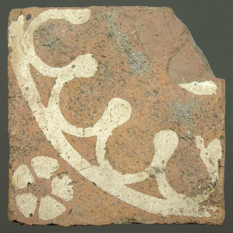 Medieval ceramic floor tile